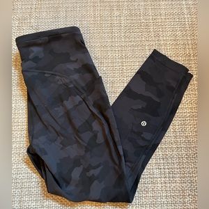LULULEMON Swift Speed High-Rise Tight 25” size 8 in Camo Deep Coal